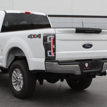 Spyder 17-18 Ford F-250 Super Duty (Excl LED Models) LED Tail Lights - Black (ALT-YD-FS17-LED-BK) 5085580
