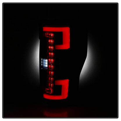 Spyder 17-18 Ford F-250 Super Duty (Excl LED Models) LED Tail Lights - Blk Smk (ALT-YD-FS17-LED-BSM) 5085597