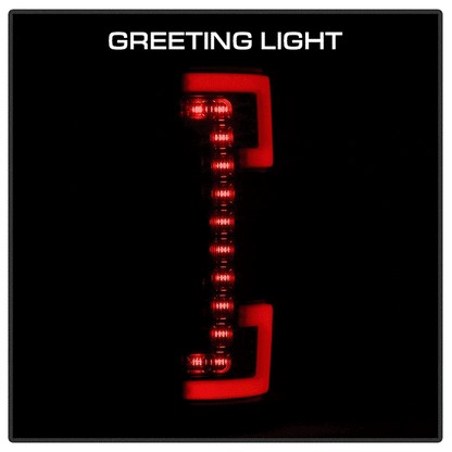 SPYDER 17-18 Ford F250 SD (Excl Halogen Model) LED Tail Lights - Black (ZALT-YD-FS17BS-GRLED-BK) 5089168