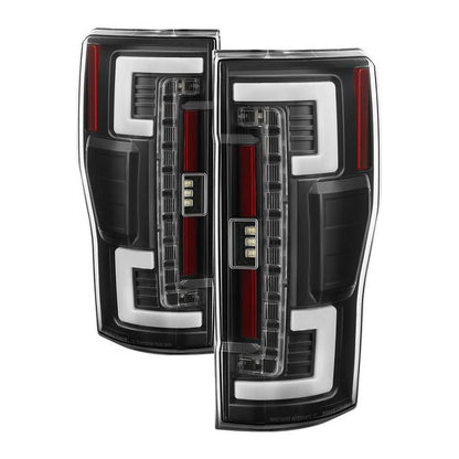 Spyder 17-18 Ford F-250 SD (w/Blind Spot Sensor) LED Tail Lights - Blk (ALT-YD-FS17BS-LED-BK) 5085610