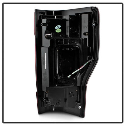 Spyder 17-18 Ford F-250 SD (w/Blind Spot Sensor) LED Tail Lights - Red Clr (ALT-YD-FS17BS-LED-RC) 5085634