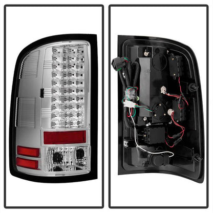Spyder GMC Sierra 07-13 (Not fit 3500 Dually 4 Rear Wheels)LED Tail Lights Chrome ALT-YD-GS07-LED-C 5014931