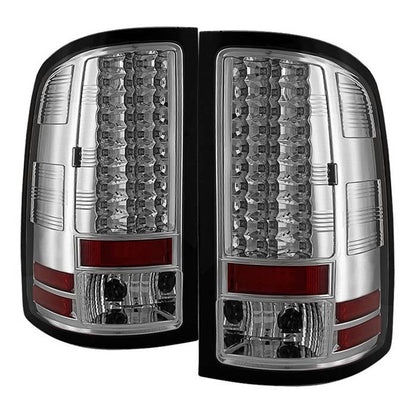 Spyder GMC Sierra 07-13 (Not fit 3500 Dually 4 Rear Wheels)LED Tail Lights Chrome ALT-YD-GS07-LED-C 5014931