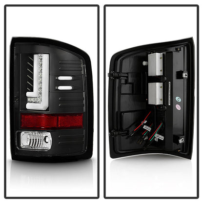 Spyder GMC Sierra 14-16 LED Tail Lights Black ALT-YD-GS14-LBLED-BK 5080660