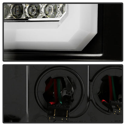Spyder GMC Sierra 14-16 LED Tail Lights Black ALT-YD-GS14-LBLED-BK 5080660