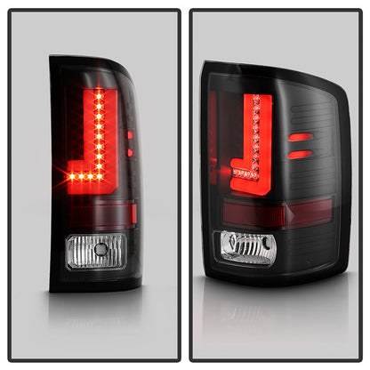 Spyder GMC Sierra 14-16 LED Tail Lights Black ALT-YD-GS14-LBLED-BK 5080660