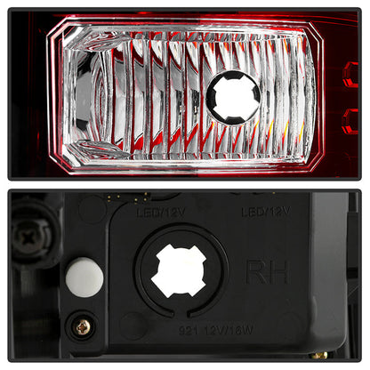 Spyder GMC Sierra 14-16 LED Tail Lights Red Clear ALT-YD-GS14-LBLED-RC 5080677