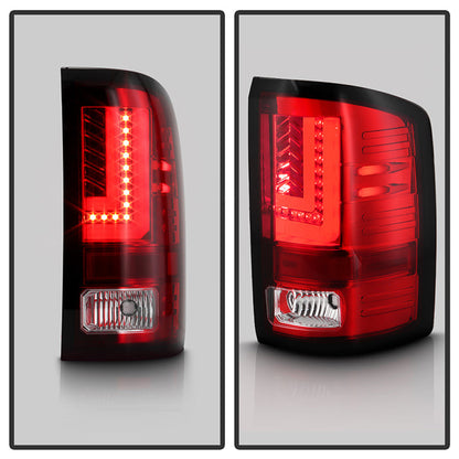 Spyder GMC Sierra 14-16 LED Tail Lights Red Clear ALT-YD-GS14-LBLED-RC 5080677