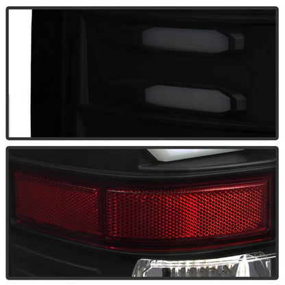 Spyder GMC Sierra 2016-2017 Light Bar LED Tail Lights - Black Smoke ALT-YD-GS16-LED-BSM 5083784