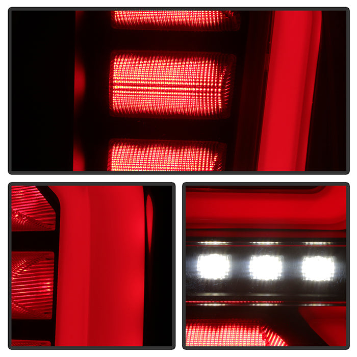 Spyder GMC Sierra 19-20 Incandescent Bulb Model Only LED Tail Lights - Black ALT-YD-GS19-LED-BK 5000286