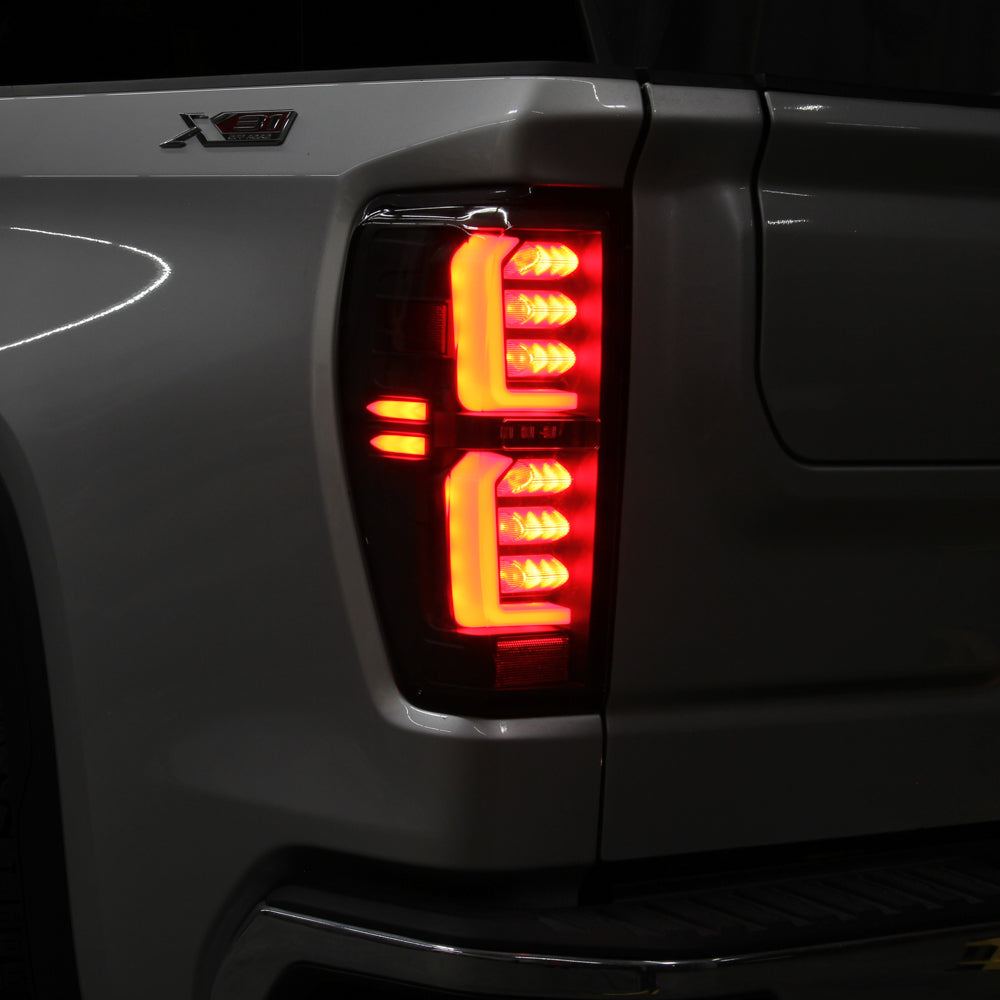 Spyder GMC Sierra 19-20 LED Model Only LED Tail Lights - Black ALT-YD-GS19LED-LED-BK 5000309
