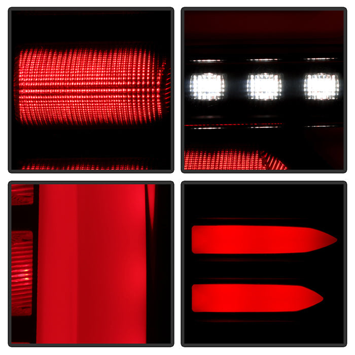 Spyder GMC Sierra 19-20 LED Model Only LED Tail Lights - Black ALT-YD-GS19LED-LED-BK 5000309