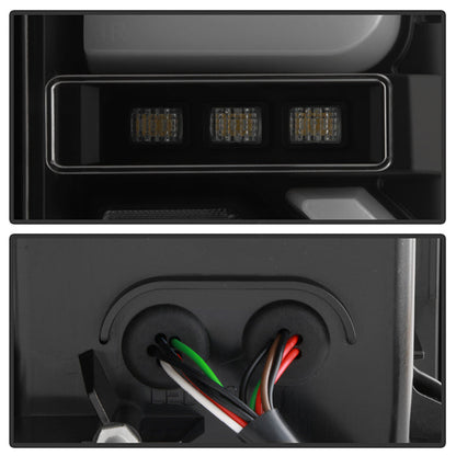 Spyder GMC Sierra 19-20 LED Model Only LED Tail Lights - Black Smoke ALT-YD-GS19LED-LED-BSM 5000316