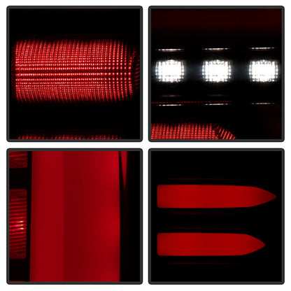 Spyder GMC Sierra 19-20 LED Model Only LED Tail Lights - Black Smoke ALT-YD-GS19LED-LED-BSM 5000316