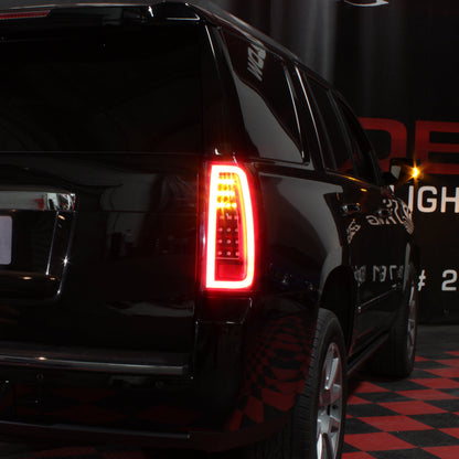Spyder 15-17 GMC Yukon LED Tail Lights - Black (ALT-YD-GY15-LED-BK) 5085702