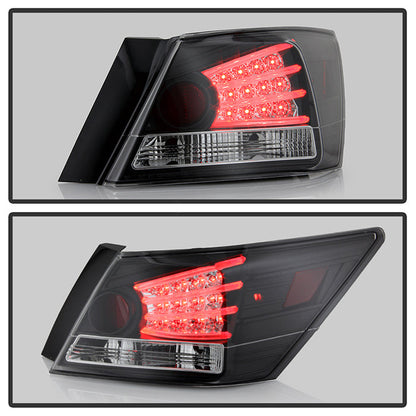 Spyder Honda Accord 08-12 4DR LED Tail Lights Black ALT-YD-HA08-4D-LED-BK 5032621