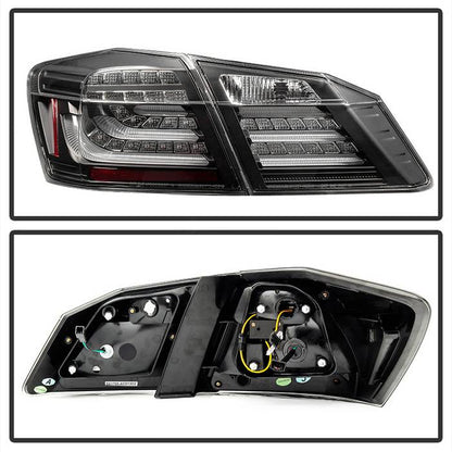 Spyder Honda Accord 08-12 4DR LED Tail Lights Black ALT-YD-HA08-4D-LED-BK 5032621