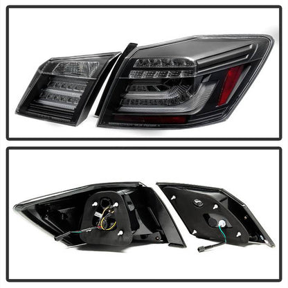 Spyder Honda Accord 08-12 4DR LED Tail Lights Black ALT-YD-HA08-4D-LED-BK 5032621