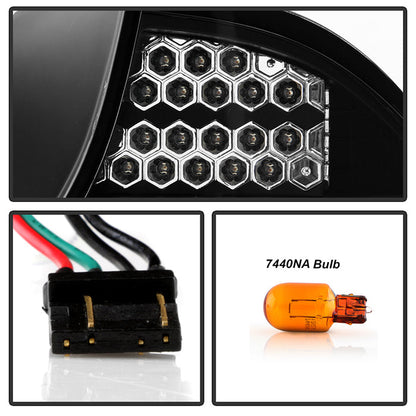Spyder Honda Civic 04-05 2Dr LED Tail Lights Black ALT-YD-HC04-2D-LED-BK 5008541