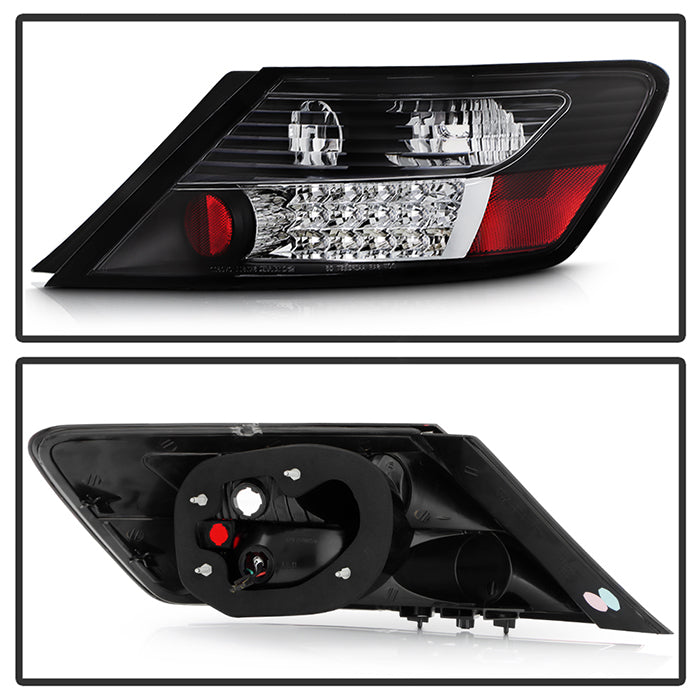 Spyder Honda Civic 06-08 2Dr LED Tail Lights Black ALT-YD-HC06-2D-LED-BK 5004499