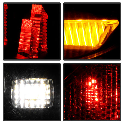 SPYDER Apex 22-24 Honda Civic 5-Door LED Tail Lights - Black (ALT-YD-HC225DAP-SEQGR-BK) 5089113