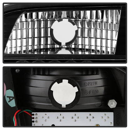 Spyder Honda Civic 92-95 3DR LED Tail Lights Black ALT-YD-HC92-3D-LED-BK 5004727