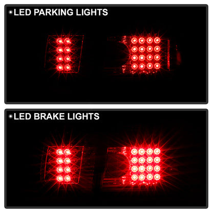 Spyder Honda Civic 96-98 4Dr LED Tail Lights Red Smoke ALT-YD-HC96-4D-LED-RS 5005038