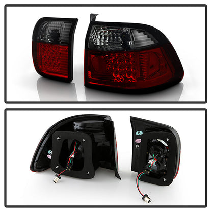 Spyder Honda Civic 96-98 4Dr LED Tail Lights Red Smoke ALT-YD-HC96-4D-LED-RS 5005038