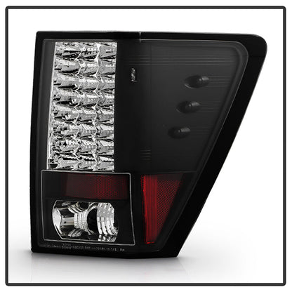 Spyder Jeep Grand Cherokee 05-06 LED Tail Lights Black ALT-YD-JGC05-LED-BK 5005526