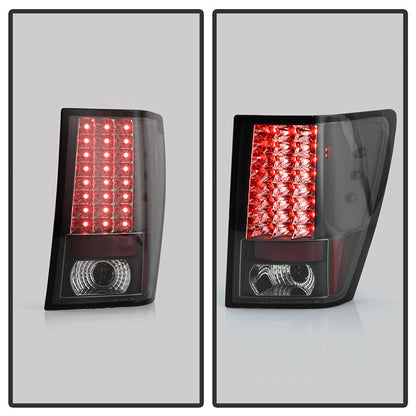 Spyder Jeep Grand Cherokee 05-06 LED Tail Lights Black ALT-YD-JGC05-LED-BK 5005526