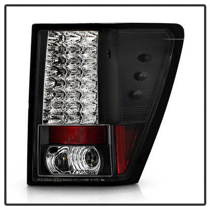 Spyder Jeep Grand Cherokee 07-10 LED Tail Lights Black ALT-YD-JGC07-LED-BK 5070197