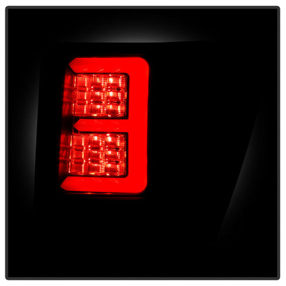 Spyder 07-10 Jeep Grand Cherokee Light Bar LED Tail Lights - Black Smoke ALT-YD-JGC07V2-LB-BSM 5086662