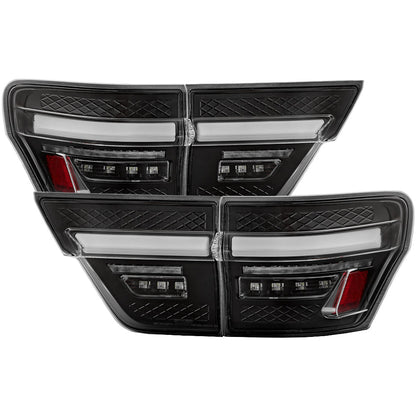 SPYDER 11-13 Jeep Grand Cherokee LED Tail Lights - Black (ALT-YD-JGC11AP-GRLED-BK) 5089328