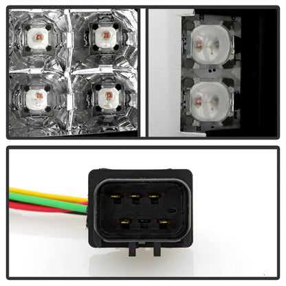 Spyder Jeep Grand Cherokee 99-04 (LED Indicator)LED Tail Lights Black ALT-YD-JGC99-LED-BK 5005656