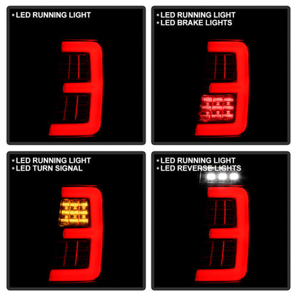 Spyder 99-04 Jeep Grand Cherokee - Light Bar Led Tail Lights - Black - ALT-YD-JGC99V3-BK 5086143