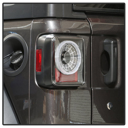 Spyder 19-20 Jeep Wrangler - Full LED Tail Lights - Seq Turn Signal - Black ALT-YD-JW19-SEQ-BK 5086174