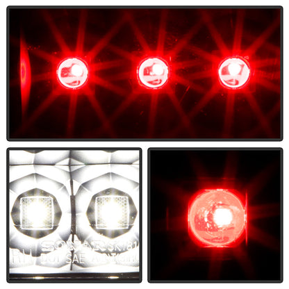 Spyder Jeep Wrangler 07-15 LED Tail Lights Black ALT-YD-JWA07-LED-BK 5070395