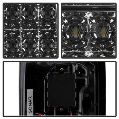 Spyder Jeep Wrangler 07-15 LED Tail Lights Smoke ALT-YD-JWA07-LED-SM 5070418