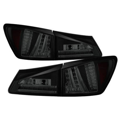 Spyder Lexus IS250 06-08 LED Tail Lights Black Smoke ALT-YD-LIS06-LED-BSM 5080790