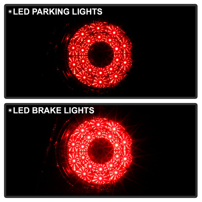 Spyder Lexus IS 300 01-03 LED Tail Lights Red Clear ALT-YD-LIS300-LED-RC 5005823