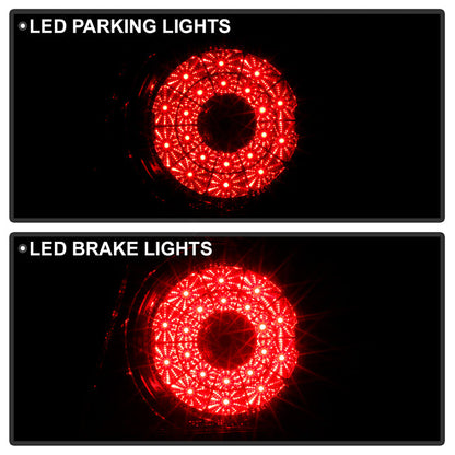 Spyder Lexus IS 300 01-03 LED Tail Lights Red Clear ALT-YD-LIS300-LED-RC 5005823
