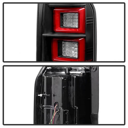 Spyder Land Rover Discovery LR4 10-14 Light Bar LED Tail Lights Black ALT-YD-LRDLR410-LBLED-BK 5080936