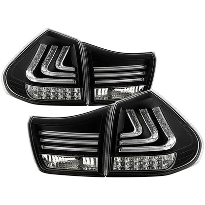 Spyder Lexus RX330/RX350 04-09 LED Tail Lights Black ALT-YD-LRX04-LED-BK 5080837