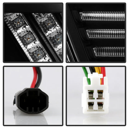 Spyder Lexus RX330/RX350 04-09 LED Tail Lights Black ALT-YD-LRX04-LED-BK 5080837