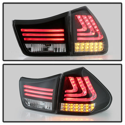 Spyder Lexus RX330/RX350 04-09 LED Tail Lights Black ALT-YD-LRX04-LED-BK 5080837