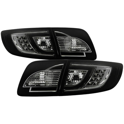 Spyder Mazda 3 03-08 4Dr Sedan (Non Hatchback)LED Tail Lights Smoke ALT-YD-M303-LED-SM 5017406