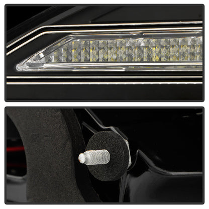 SPYDER 14-19 Mercedes Benz CLA LED Tail Lights (ALT-YD-MBCLA14AP-GRSEQ-BK) 5089342