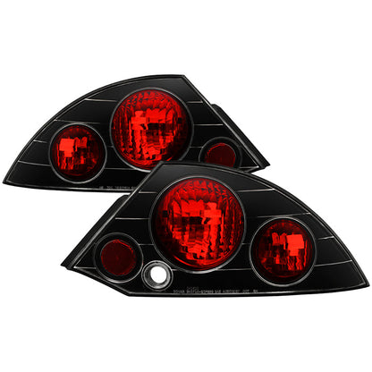 Spyder Mitsubishi Eclipse 00-02 Euro Style Tail Lights Black ALT-YD-ME00-BK 5006288