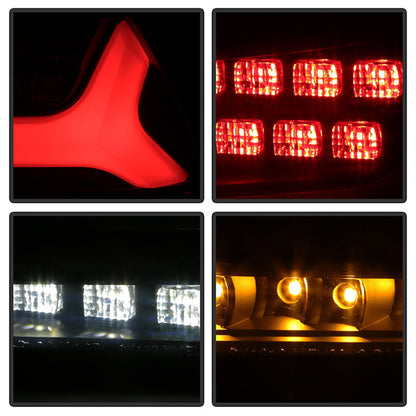 Spyder Mitsubishi Lancer/Evolution X 08-14 V2 LED Tail Lights - Black Smoke ALT-YD-ML08V2-SEQ-BSM 5088147