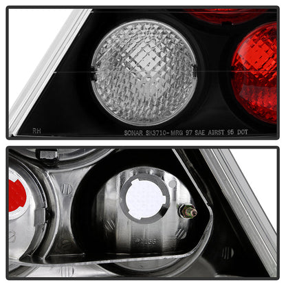 Spyder Mitsubishi Mirage 99-02 2/4Dr Euro Style Tail Lights Black ALT-YD-ML99-BK 5006493